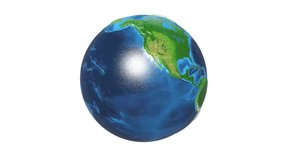 Planet earth rotate
