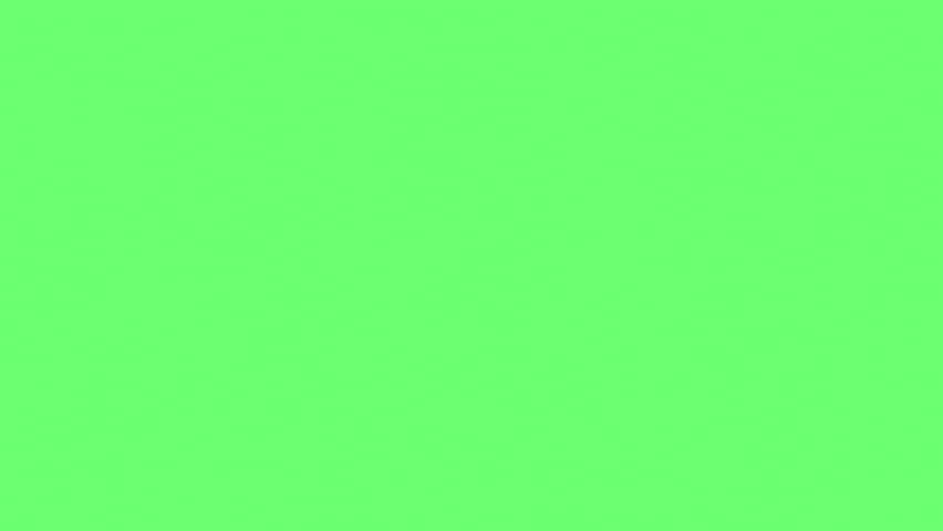 Green Screen file - Rising Floating Musical Notes Animation