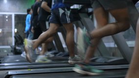 Focused Treadmill Workout with Blurred Fitness Gym Background – Exercise and Healthy Lifestyle Concept - Powered by Shutterstock - Get 15% off with code: PIKWIZARD15