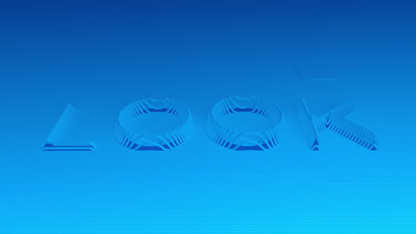The phrase “POOL LOOK” forms in clean layered typography with smooth motion on a blue gradient background. Designed for modern summer campaigns, this seamless animation highlights bold seasonal brandi