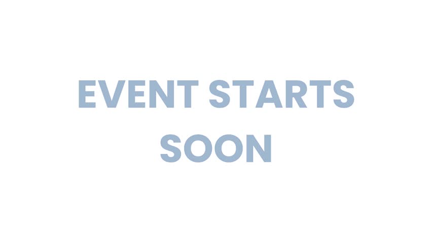Event starting soon countdown timer for live stream conference webinar presentation coming up next