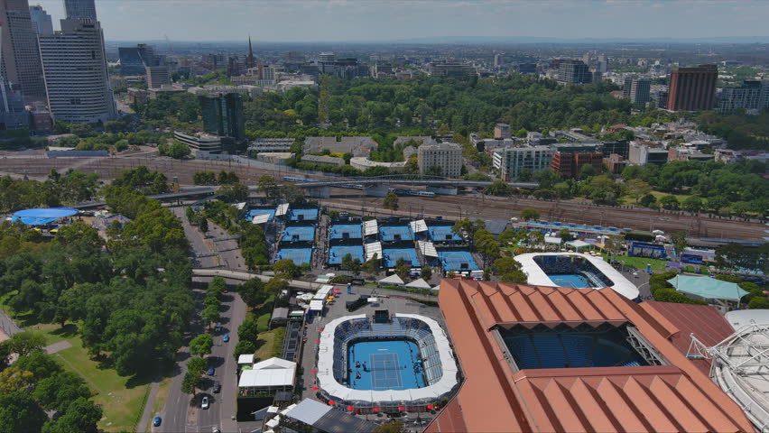 Melbourne Park during Australian Open 2025
