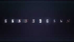 Futuristic Digital Interface Display Dynamic Data and Numbers. Abstract digital art featuring a futuristic style interface with dynamic numbers and graphical elements on a dark background.  - Powered by Shutterstock - Get 15% off with code: PIKWIZARD15