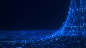 Abstract flow of data in cyber wormhole. Quantum computing information vortex. Digital singularity. 3D Illustration - Powered by Shutterstock - Get 15% off with code: PIKWIZARD15