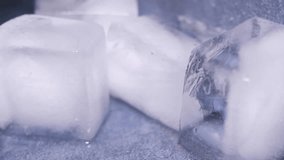 Ice cubes melting rapidly in a chilled environment - Powered by Shutterstock - Get 15% off with code: PIKWIZARD15