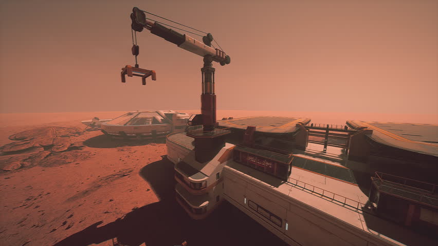 bold new world for human civilization, a base on Mars that represents a new beginning for all of us