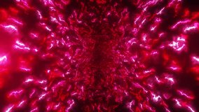 Abstract red background of glowing energy waves and background of magical lines, twisting wave movements. Transformation and displacement of contour lines.
 - Powered by Shutterstock - Get 15% off with code: PIKWIZARD15