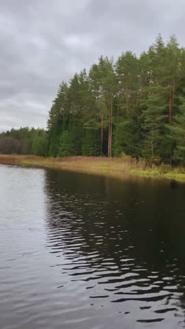 Beautiful nature and a wonderful lake with lush green forests