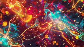 Seamless looping neon cartoon backgrounds with doodles, glowing patterns, and vibrant motion. Perfect for VJ loops, animations, and creative visuals. psychedelic, cyberpunk, stylized comic-style - Powered by Shutterstock - Get 15% off with code: PIKWIZARD15