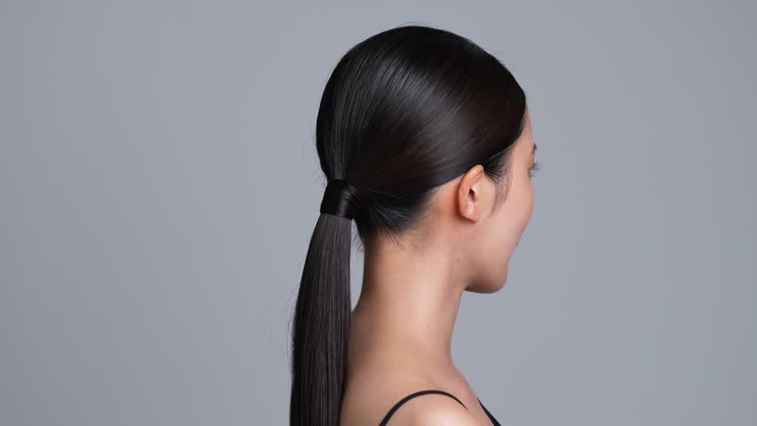 Beauty image of a young and beautiful Asian woman. 