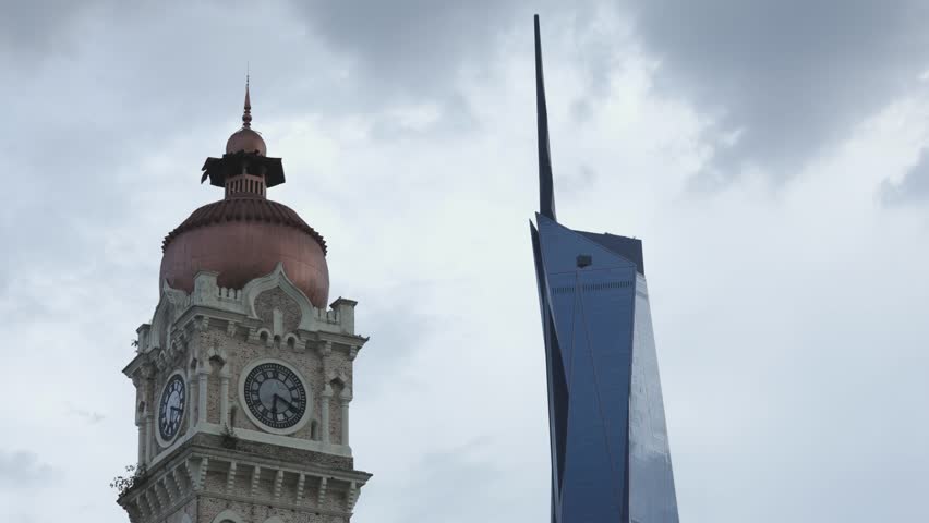 Warisan Merdeka Tower and Sultan Abdul Samad Building, Malaysia