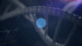 Animation of wireless and music icons connecting on abstract network background. Technology, communication, digital, connectivity, futuristic, multimedia - Powered by Shutterstock - Get 15% off with code: PIKWIZARD15