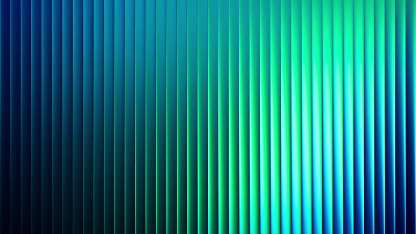 Futuristic neon waves of blue green gradient flow in endless dance of light and motion with fractal glass glowing effect.  Bold dynamic design blending smooth tones and radiant colors. Seamless loop