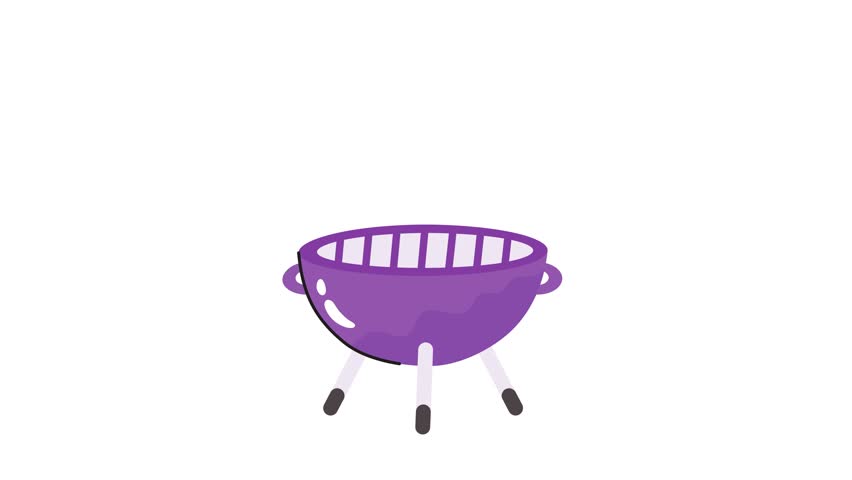 An amazing Bbq grill vector design in modern style, easy to use icon