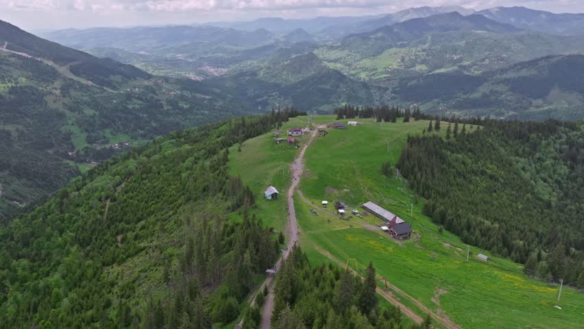 Aeriel view of Suceava  from Romania
