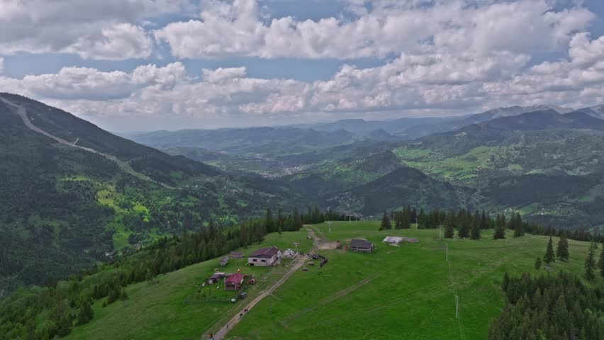 Aeriel view of Suceava  from Romania