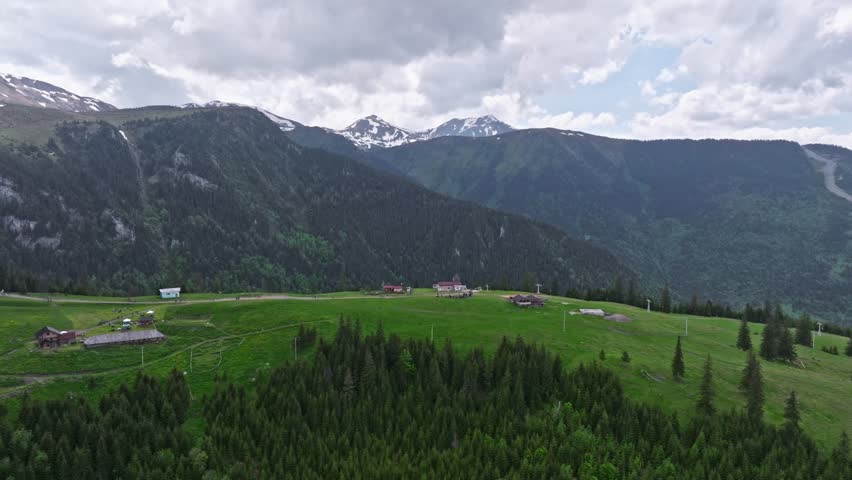 Aeriel view of Suceava  from Romania