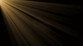 Golden Rays Moving on Black Background with Floating Dust Particles Looped 3d Animation. Underwater Sun Beams Shining Deep 4k. Loop sun light golden flare light effect on a black background
 - Powered by Shutterstock - Get 15% off with code: PIKWIZARD15