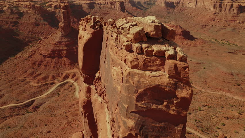 Exploring the stunning rock formations of Utah Valley of Gods Desert Sand