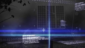 Financial data and stock market graphs with binary code animation overlay. Finance, economy, investment, analytics, technology, digital - Powered by Shutterstock - Get 15% off with code: PIKWIZARD15