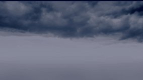 Dark storm clouds with glowing network animation forming below in dramatic sky. Weather, stormy, digital, technology, moody, connectivity - Powered by Shutterstock - Get 15% off with code: PIKWIZARD15