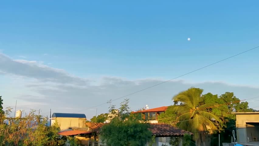 Beautiful scenic view panorama of the mountain landscape Puerto Escondido and Zicatela Oaxaca Mexico.