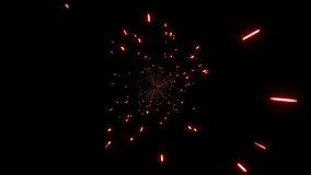 A vivid overlay of shimmering red light particles, adding depth and intensity to visuals with a dynamic, ethereal glow - Powered by Shutterstock - Get 15% off with code: PIKWIZARD15