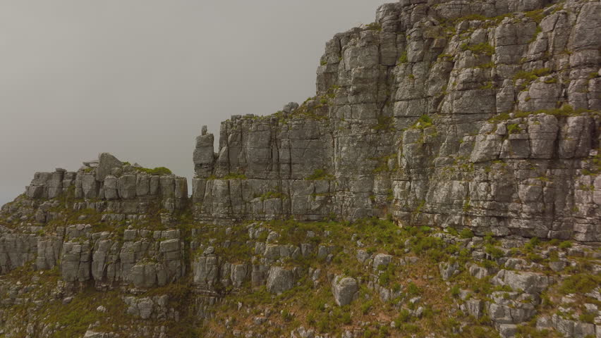 Stunning view of Cape Town cityscape with majestic Table Mountain landscape