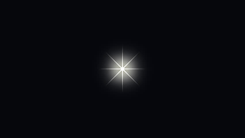 Glittering Sky Blinking Stars and Dazzling Lights Animation. Bright shiny twinkling stars in the night sky. sparkling stars 4k