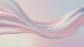 Abstract Flowing Wave Background with Soft Gradient Curves. Elegant abstract wave texture with smooth flowing lines and soft color gradients, ideal for modern designs and backgrounds. 4K Looped - Powered by Shutterstock - Get 15% off with code: PIKWIZARD15