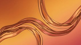 Abstract Flowing Wave Background with Soft Gradient Curves. Elegant abstract wave texture with smooth flowing lines and soft color gradients, ideal for modern designs and backgrounds. 4K Looped - Powered by Shutterstock - Get 15% off with code: PIKWIZARD15