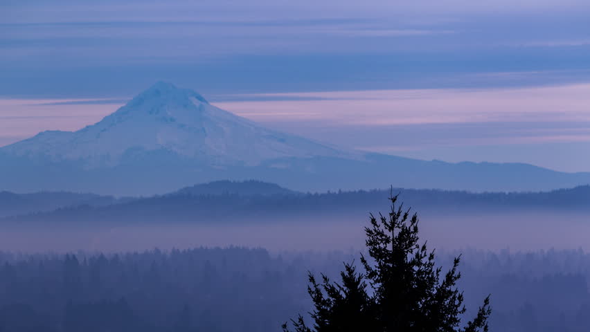 Timelapse of Mt Hood Oregon