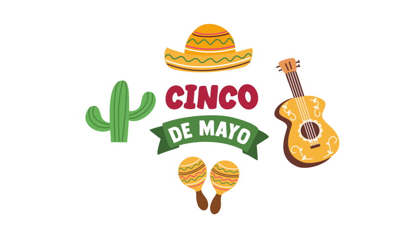 Cinco de Mayo - May 5, federal holiday in Mexico. Fiesta banner and poster