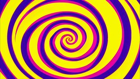 Cartoon-style animated spiral and radial pattern in vibrant colors. Hypnotic, abstract, and high-energy motion graphics perfect for dynamic backgrounds, comic-style effects, and psychedelic visuals. - Powered by Shutterstock - Get 15% off with code: PIKWIZARD15