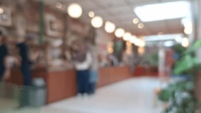 Blur coffee shop or cafe restaurant blur background with bokeh, Defocused. Blurred interior background. - Powered by Shutterstock - Get 15% off with code: PIKWIZARD15