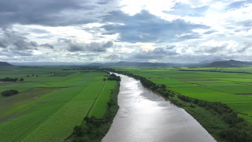 Spectacular cinematic aerial footage of Mackay and surrounds Queensland Australia