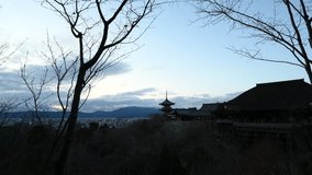 Kiyomizu-dera buddhism temple and Kyoto city skyline in Japan, East Asia. Kiyomizu-dera is the famous landmark attracting tourist who visit Kyoto, Japan - Powered by Shutterstock - Get 15% off with code: PIKWIZARD15