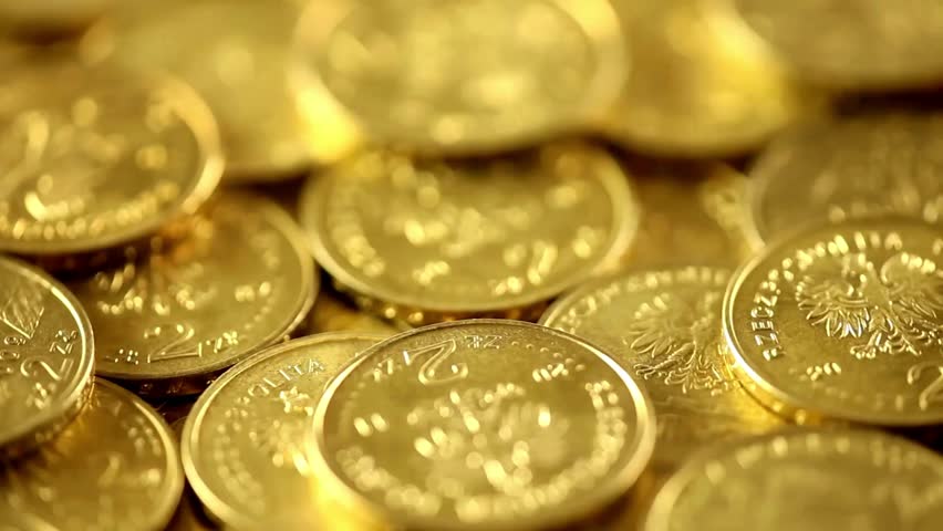 American gold coin treasure hoard of the rare USA dollar bullion currency coinage used in the late 19th century as America money, stock photo image