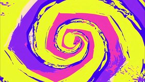 Cartoon-style animated spiral and radial pattern in vibrant colors. Hypnotic, abstract, and high-energy motion graphics perfect for dynamic backgrounds, comic-style effects, and psychedelic visuals. - Powered by Shutterstock - Get 15% off with code: PIKWIZARD15