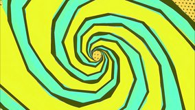 Cartoon-style animated spiral and radial pattern in vibrant colors. Hypnotic, abstract, and high-energy motion graphics perfect for dynamic backgrounds, comic-style effects, and psychedelic visuals. - Powered by Shutterstock - Get 15% off with code: PIKWIZARD15