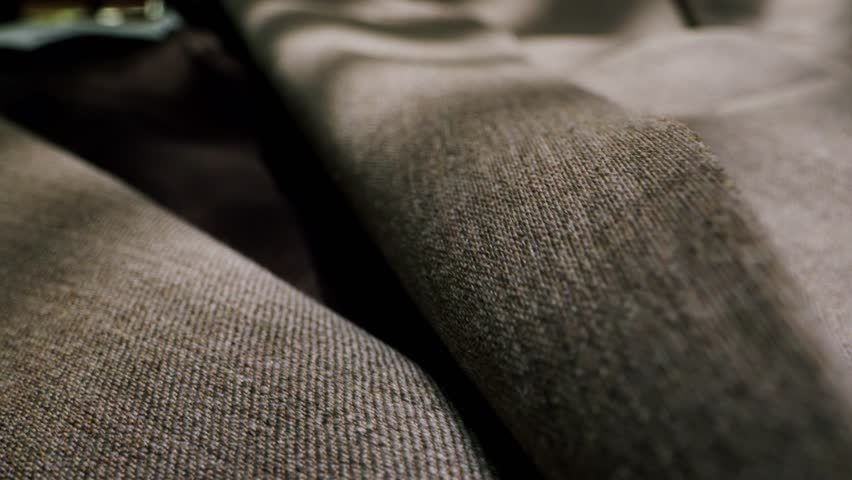 Elegant Tailored Suit shirt featuring Classic Buttons and exquisite details, texture textile close up macro