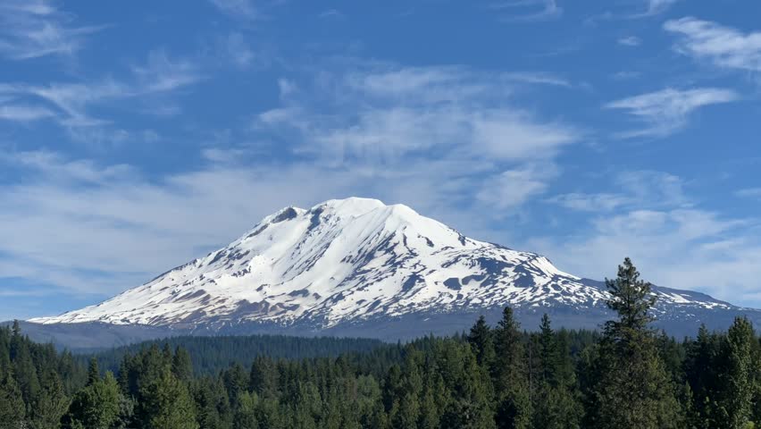 Mount Adams Timelapse Clouds Summer