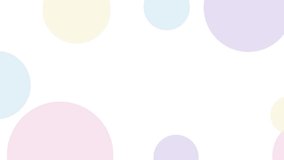 Soft floating pastel-colored circles on white background - Powered by Shutterstock - Get 15% off with code: PIKWIZARD15