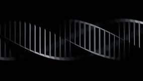 Futuristic Artificial DNA Helix Spinning Animation on Dark Sci-Fi Background - Powered by Shutterstock - Get 15% off with code: PIKWIZARD15