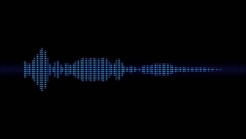 stereo sound effect signal with color gradient vertical lines with alpha multi-color warm digital equalizer audio spectrum sound waves on black background