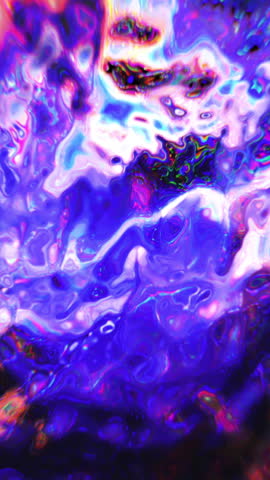 Swirling plasma energy expanding with chromatic aberration