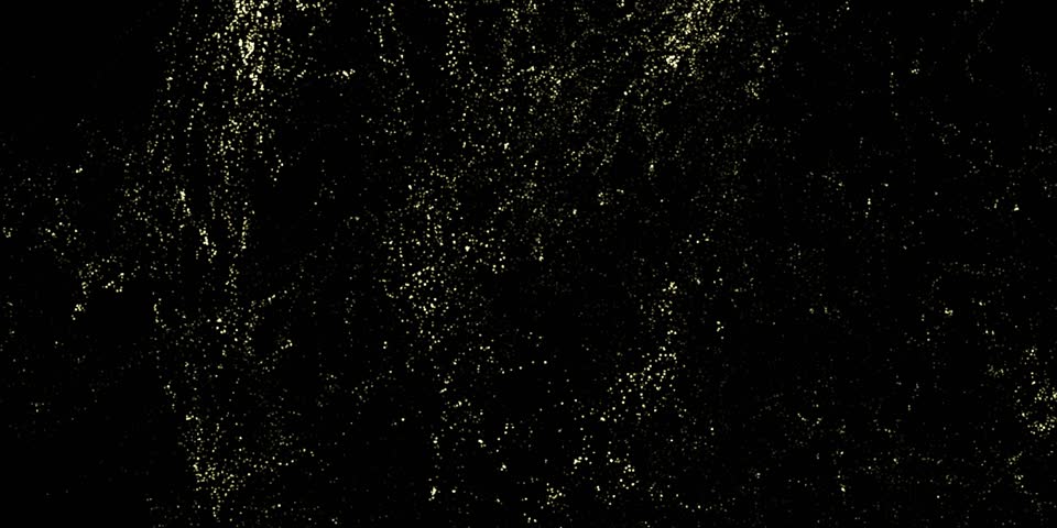 Golden particles moving in slow motion on black background 4k footage, Gold litters footage, particles moving footage, gold glitters footage, particles explosion. Animation video transparent backgroun