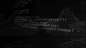 Glowing lines and mathematical equations on digital grid animation background. Technology, futuristic, abstract, data, science, innovation - Powered by Shutterstock - Get 15% off with code: PIKWIZARD15