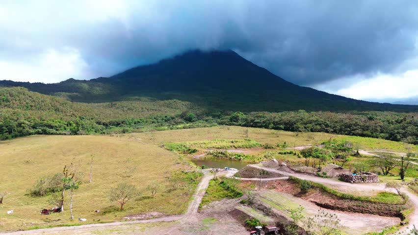 The majestic peak of Costa Rica