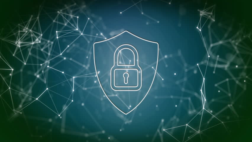 Digital padlock and shield over network connections and data processing animation. Cybersecurity, protection, encryption, technology, firewall, secure - Powered by Shutterstock - Get 15% off with code: PIKWIZARD15